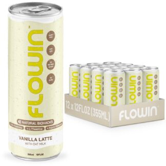 FLOWIN VANILLA LATTE WITH OAT MILK 12PK - 12OZ CANS