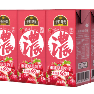 Rich Strawberry Milk Tea 330ml (6pk.)